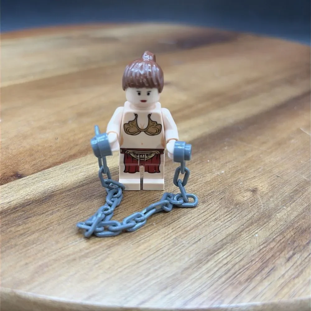 LEGO Princess Leia Minifigure sw0085a Slave Outfit Star Wars CMF Lot Rare HTF